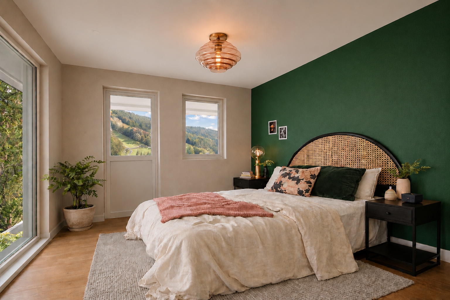 House of Holmedahl Rose Step by Step Pendant with Copper Mount