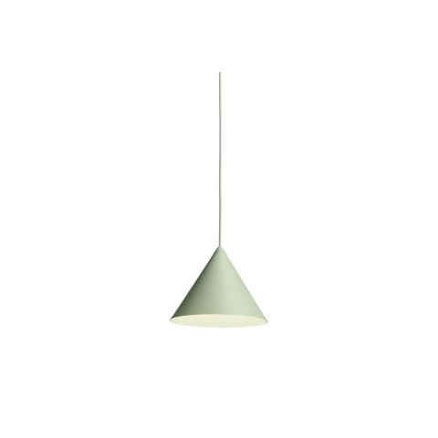 Luxo ALP pendant lamp in Pleasant Green – studio photo