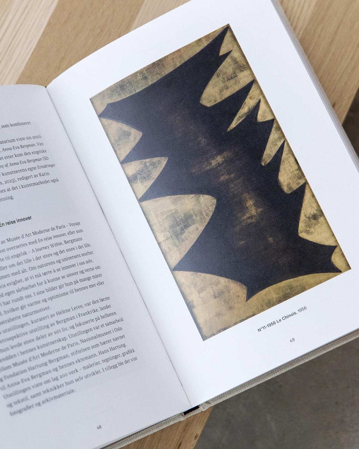 Anna-Eva Bergman, book, spread