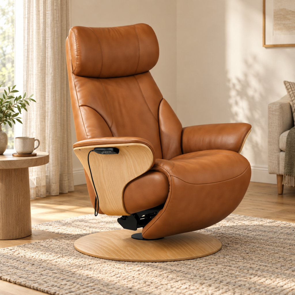Adam recliner with Power Disc base, by Stressless