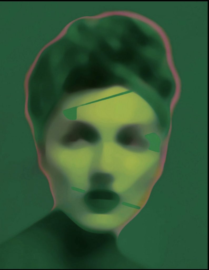 Green Light painting from Eva Laska