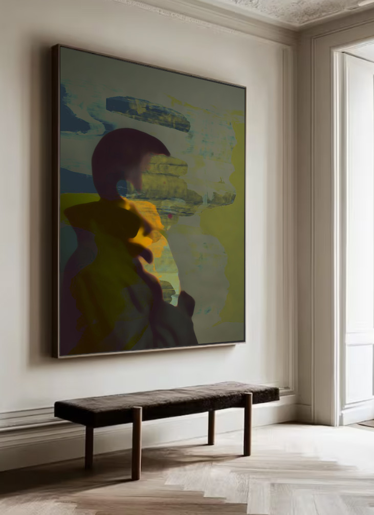 The unknown, art print by Eva C. Laska
